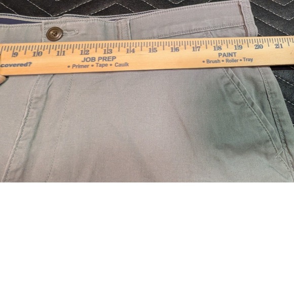 Sonoma Goods For Life Flexwear Mens Chino Shorts Grey Tan Size 40 Stretch Twill - Picture 5 of 8